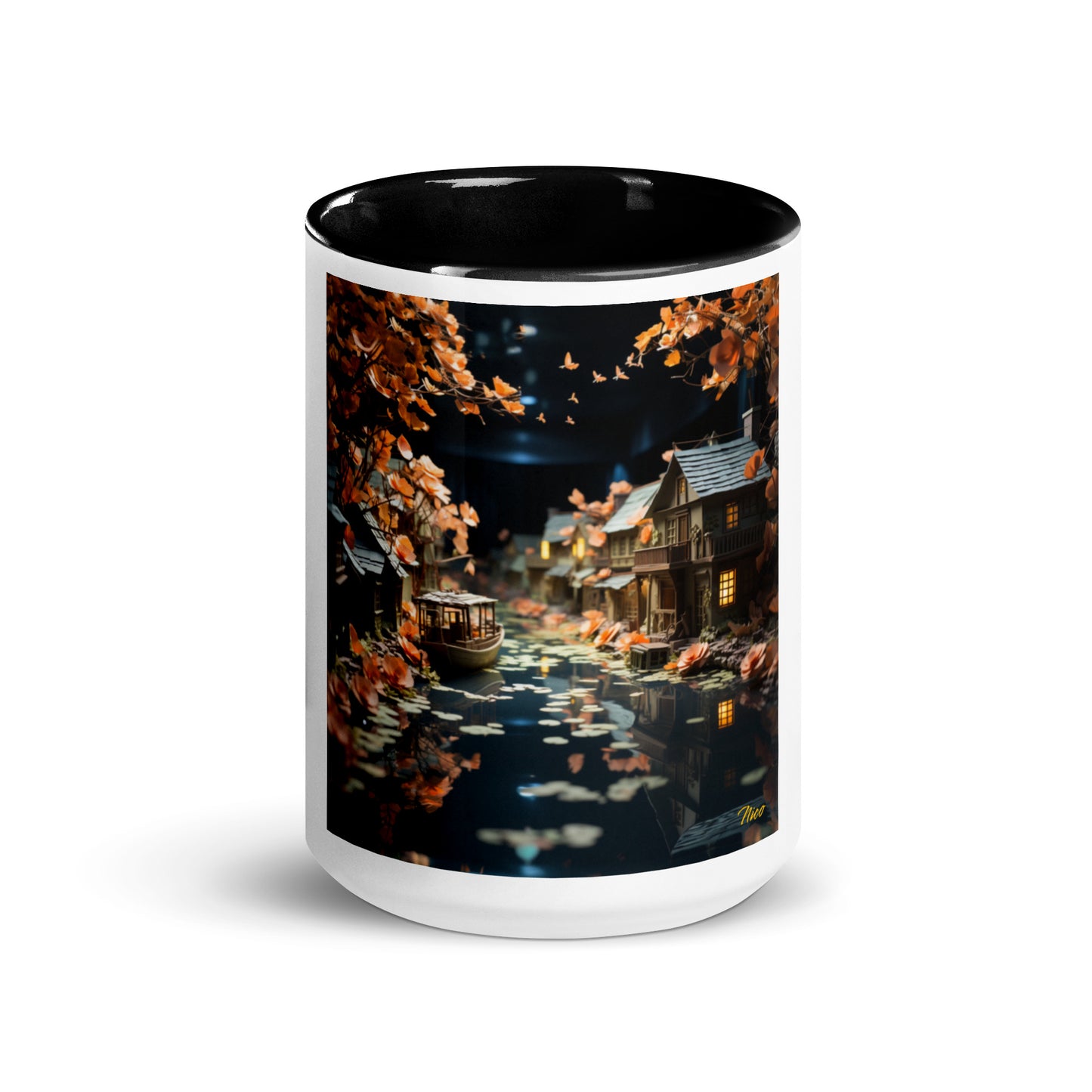 Born On A Bayou Print #7 Mug with Color Inside