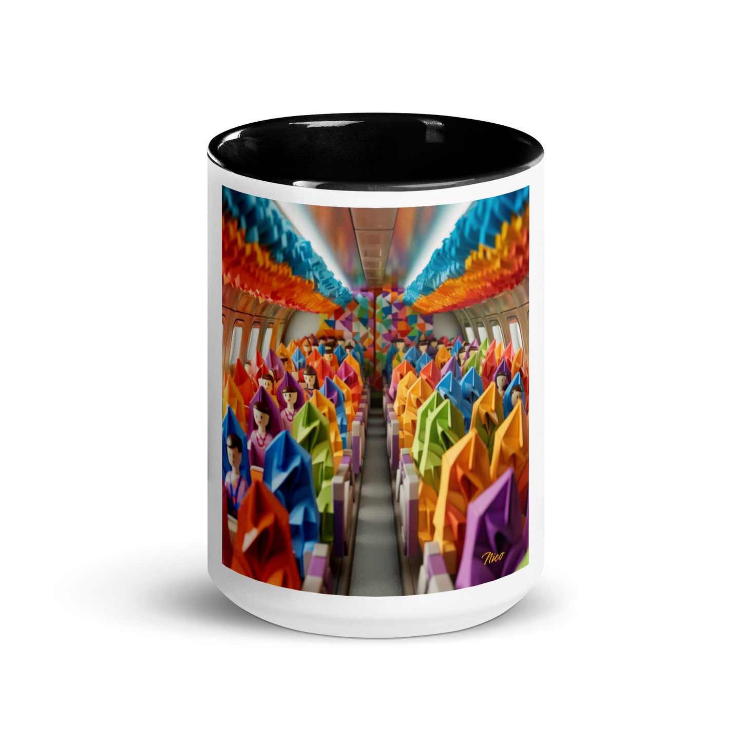 Frequent Flyer Miles Series Print #8 Mug with Color Inside