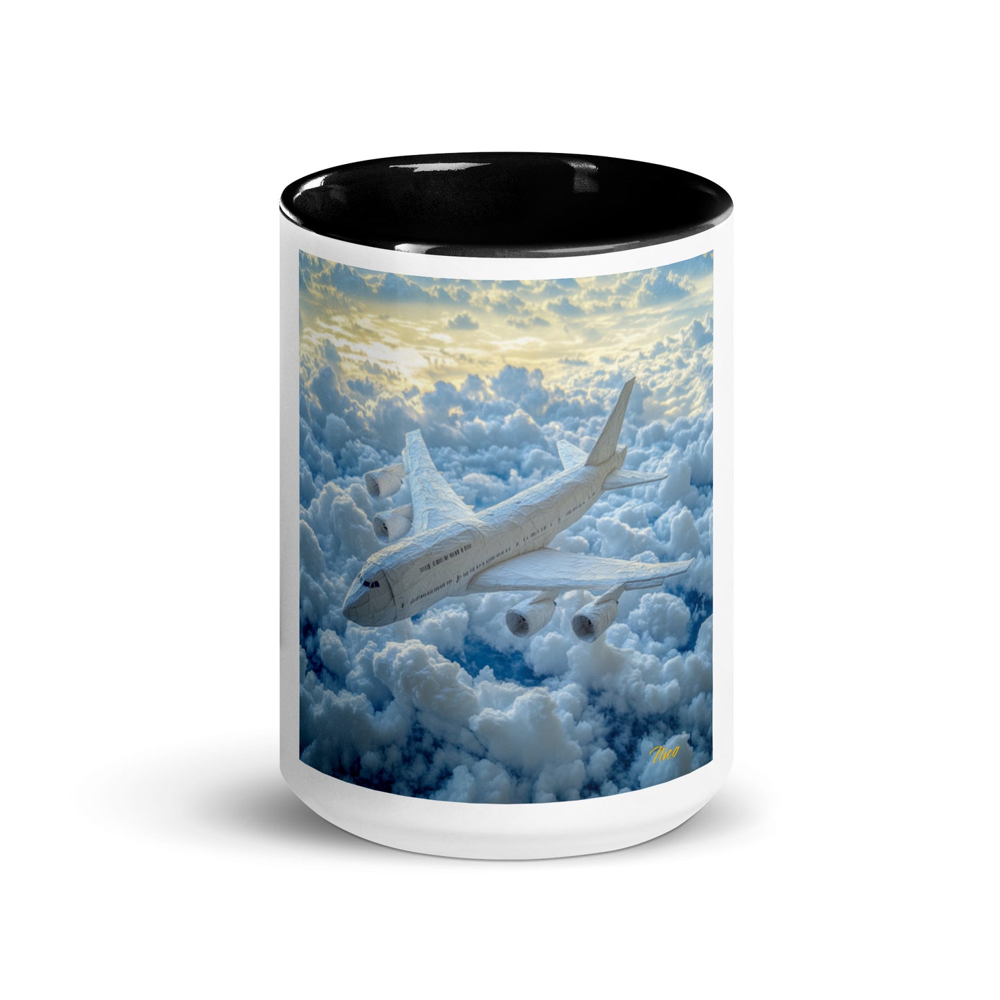 Frequent Flyer Miles Series Print #10 Mug with Color Inside