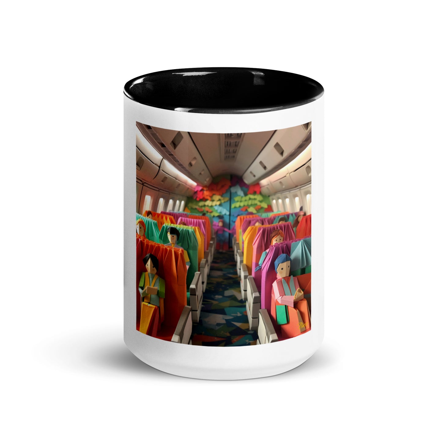 Frequent Flyer Miles Series Print #2 Mug with Color Inside