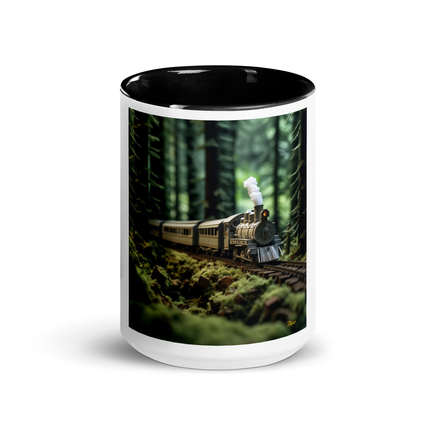 Orient Express Series Print #7 Mug with Color Inside