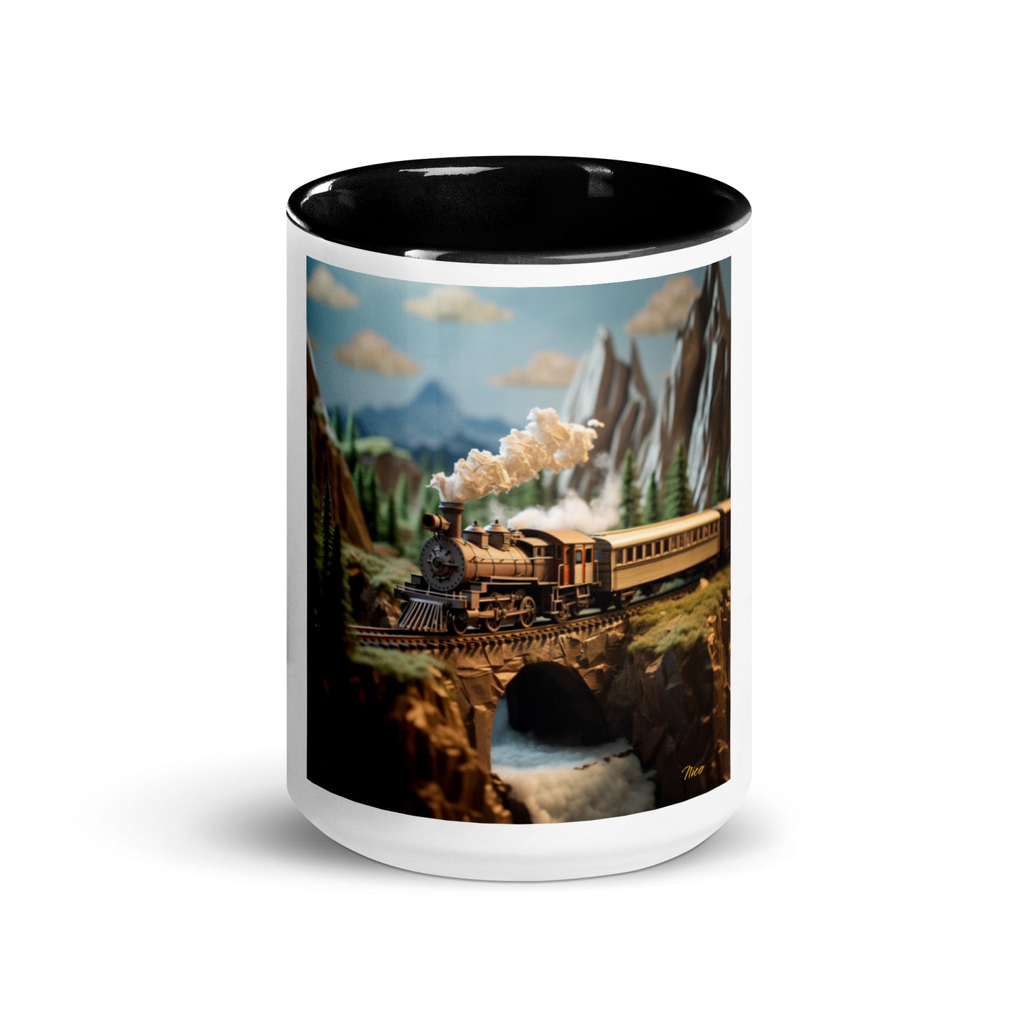 Orient Express Series Print #5 - Mug with Color Inside