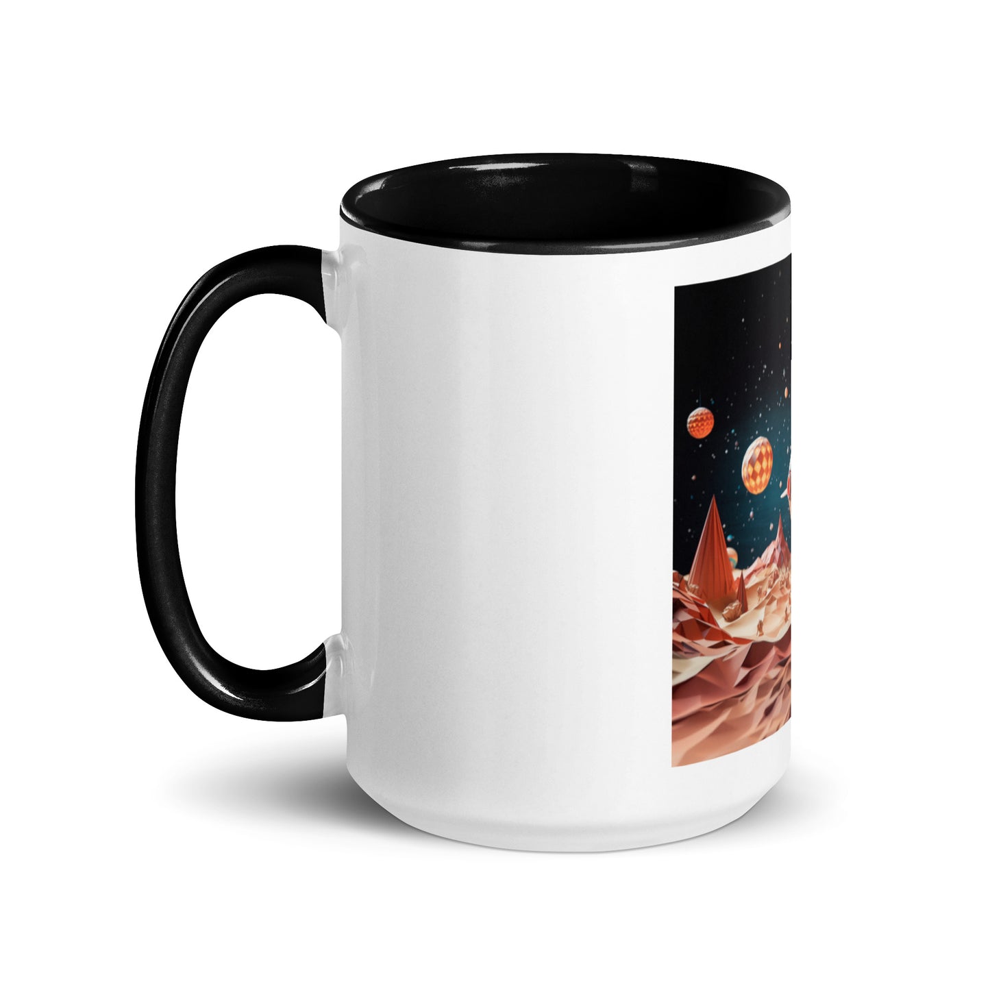 Elons' Dream Series Print #5 Mug with Color Inside