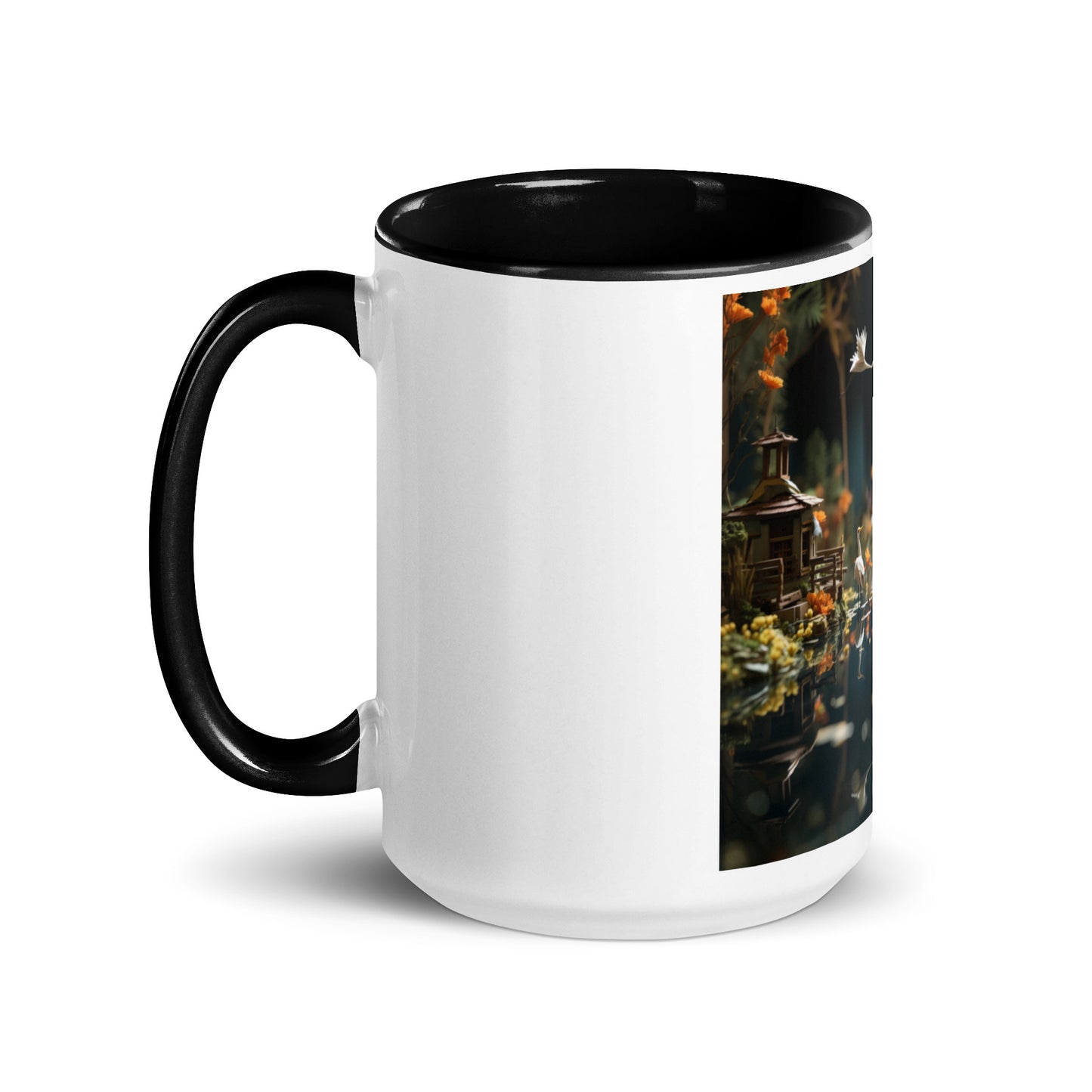 Born On A Bayou Print #6 Mug with Color Inside