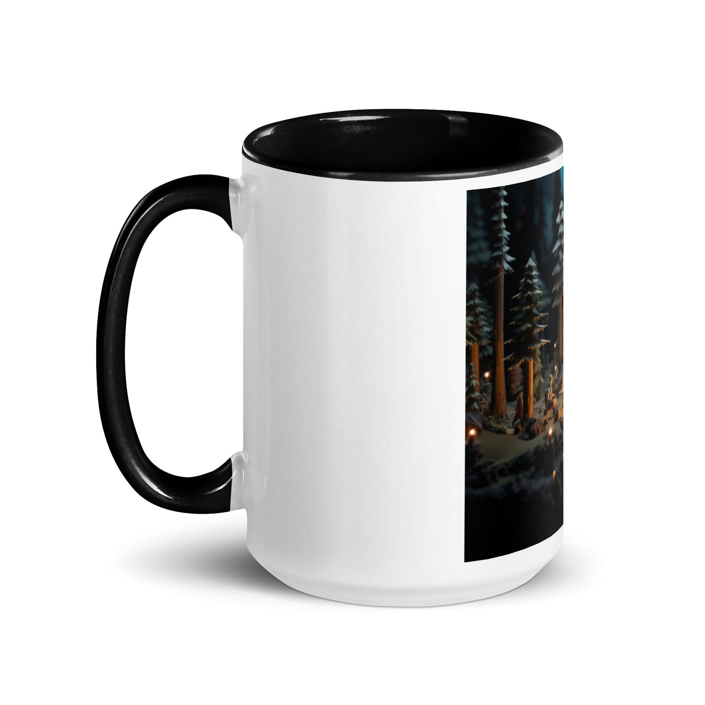 Under The Starry Skies Series Print #3 Mug with Color Inside