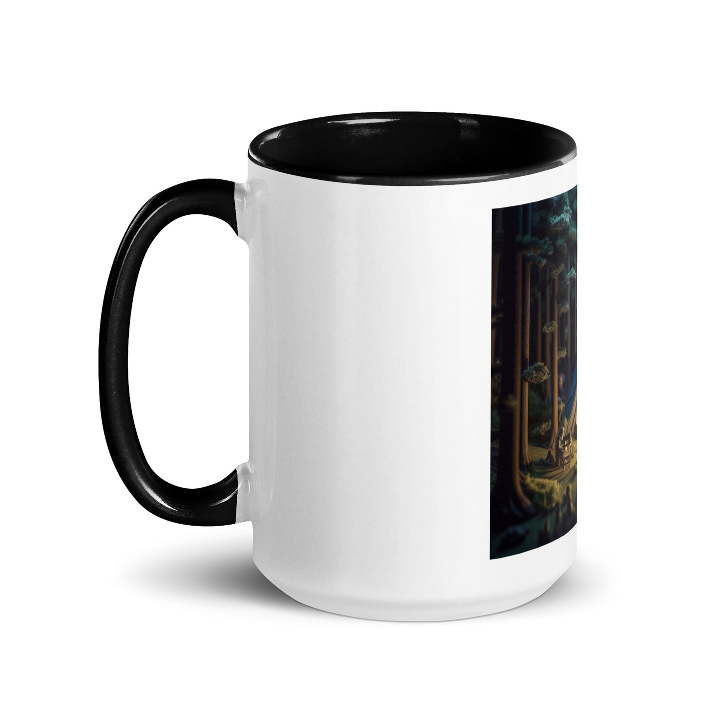 Under The Starry Skies Series Print #6 Mug with Color Inside