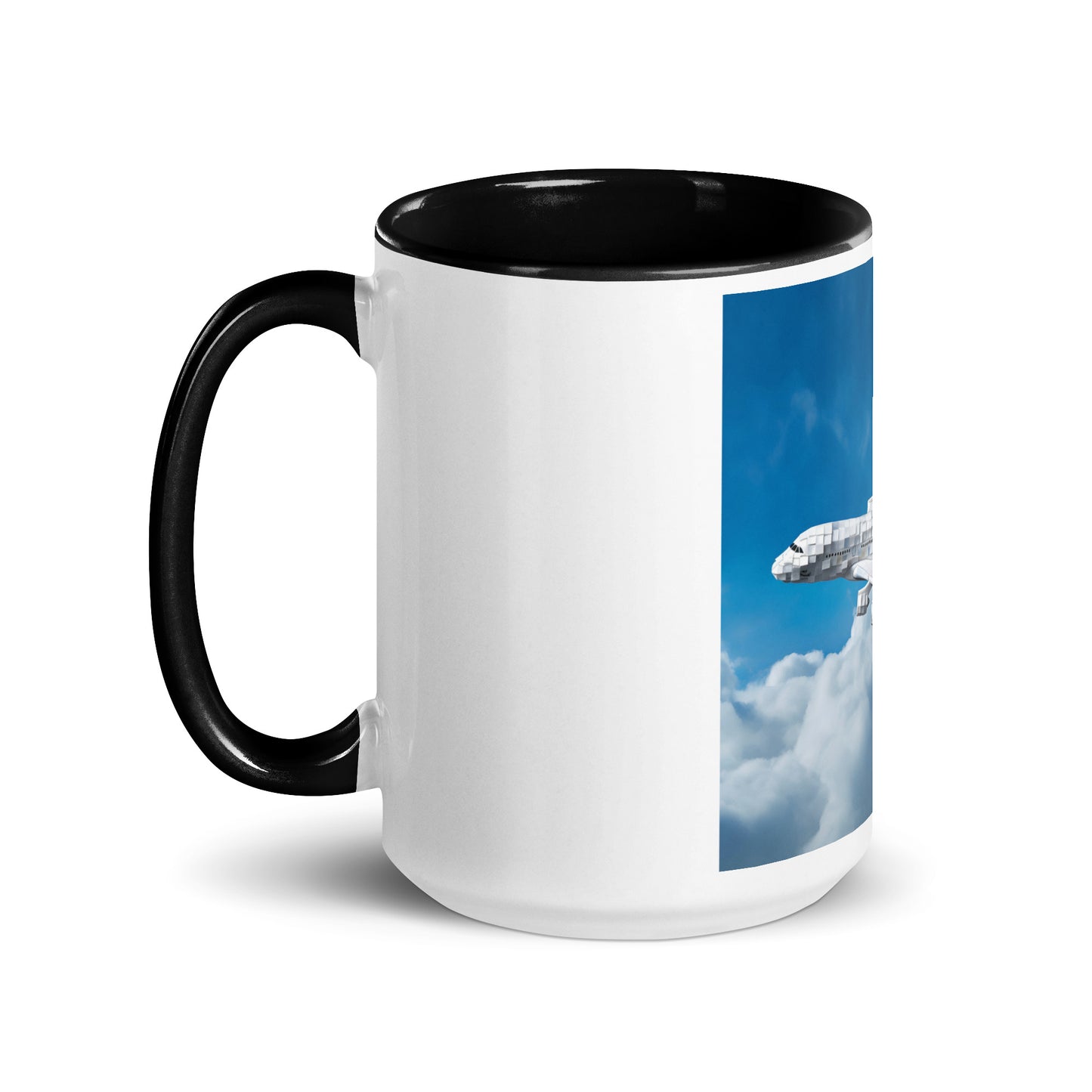 Frequent Flyer Miles Series Print #5 Mug with Color Inside