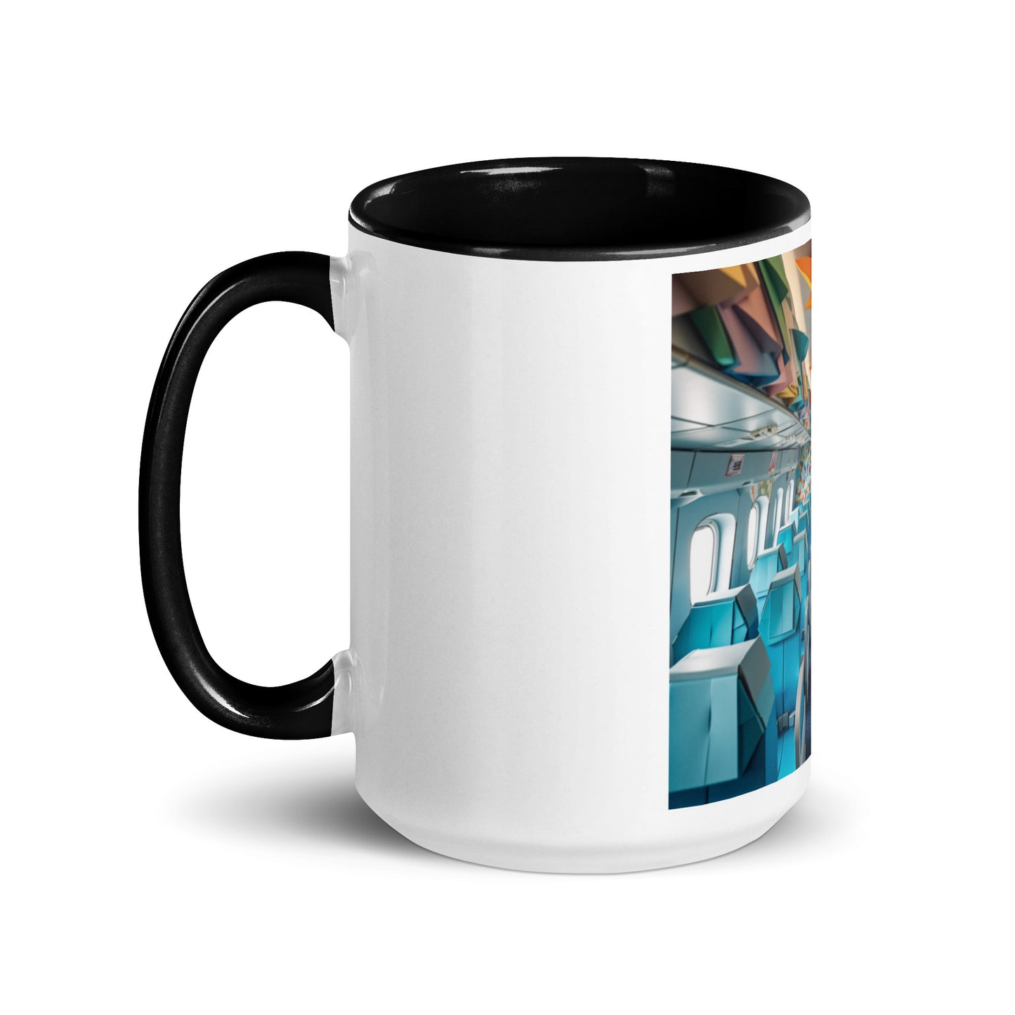 Frequent Flyer Miles Series Print #6 Mug with Color Inside