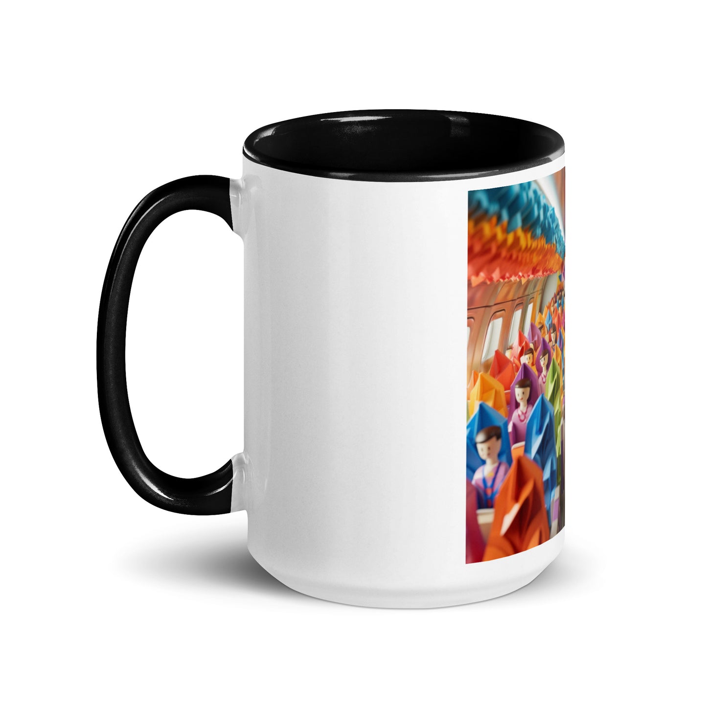 Frequent Flyer Miles Series Print #8 Mug with Color Inside