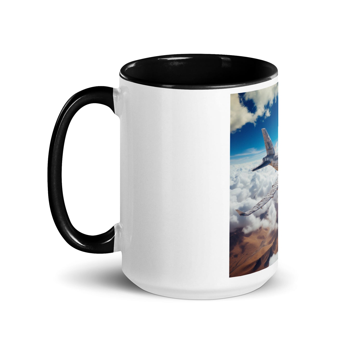 Frequent Flyer Miles Series Print #9 Mug with Color Inside