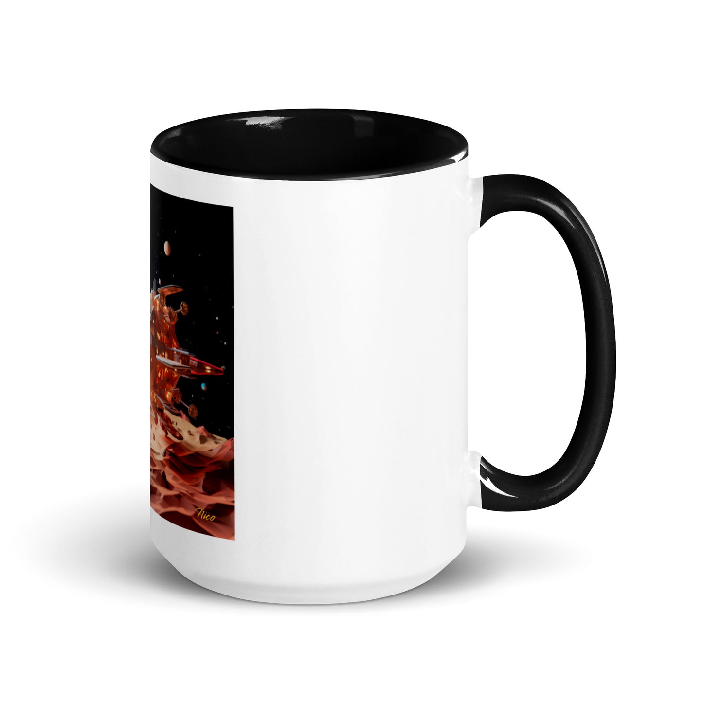 Elons' Dream Series Print #5 Mug with Color Inside