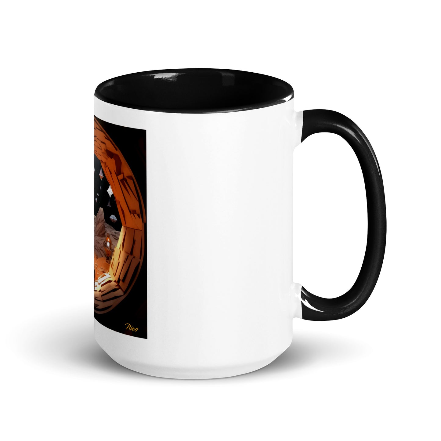 Elon's Dream Series Print #4 Mug with Color Inside