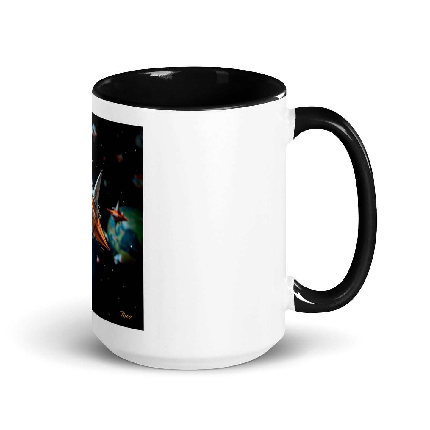 Elons' Dream Series Print #1 Mug with Color Inside