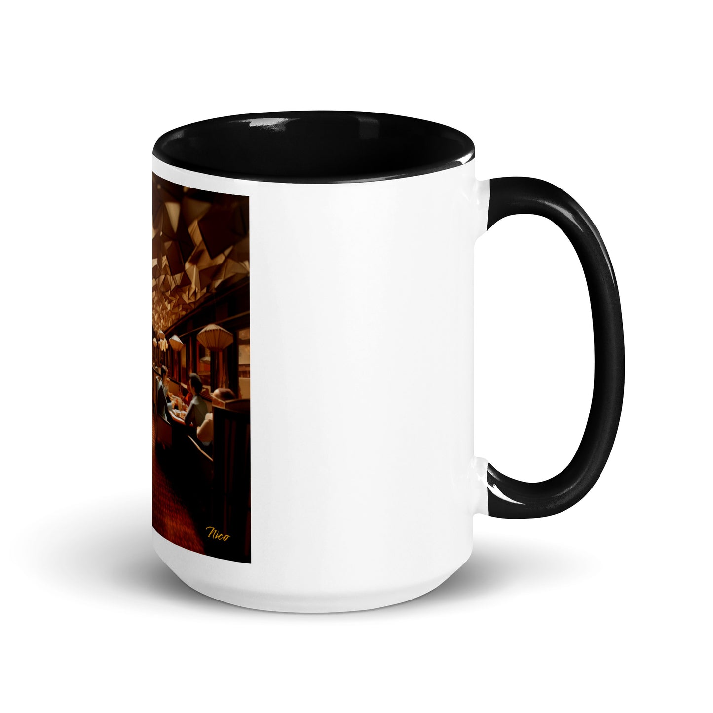 Oriient Express Series Print #2 Mug with Color Inside