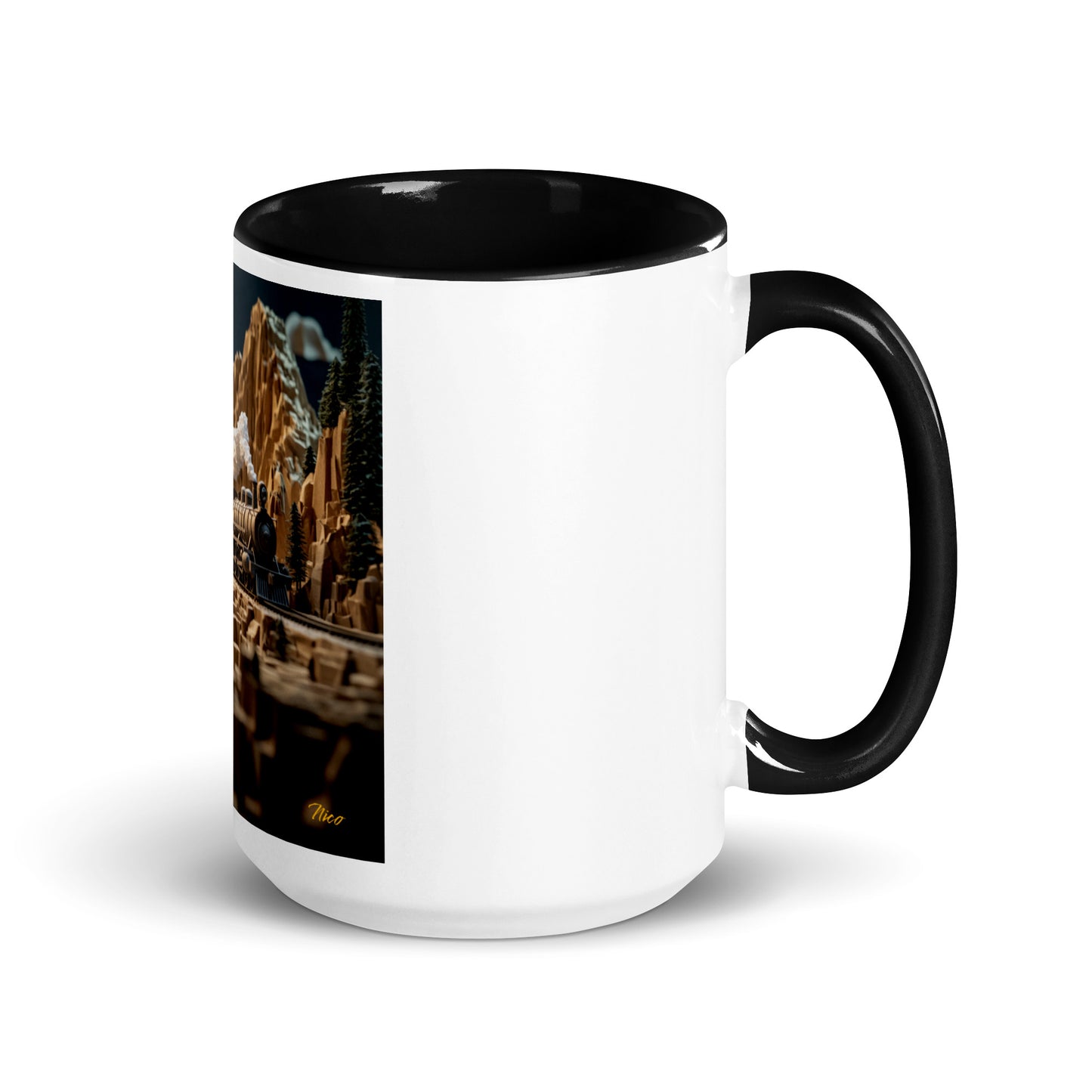 Orient Express Series Print #9 Mug with Color Inside