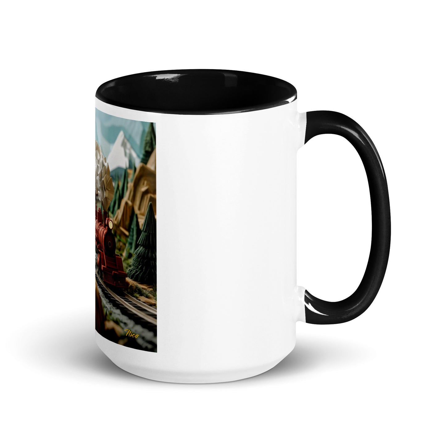 Orient Express Series Print #3 Mug with Color Inside