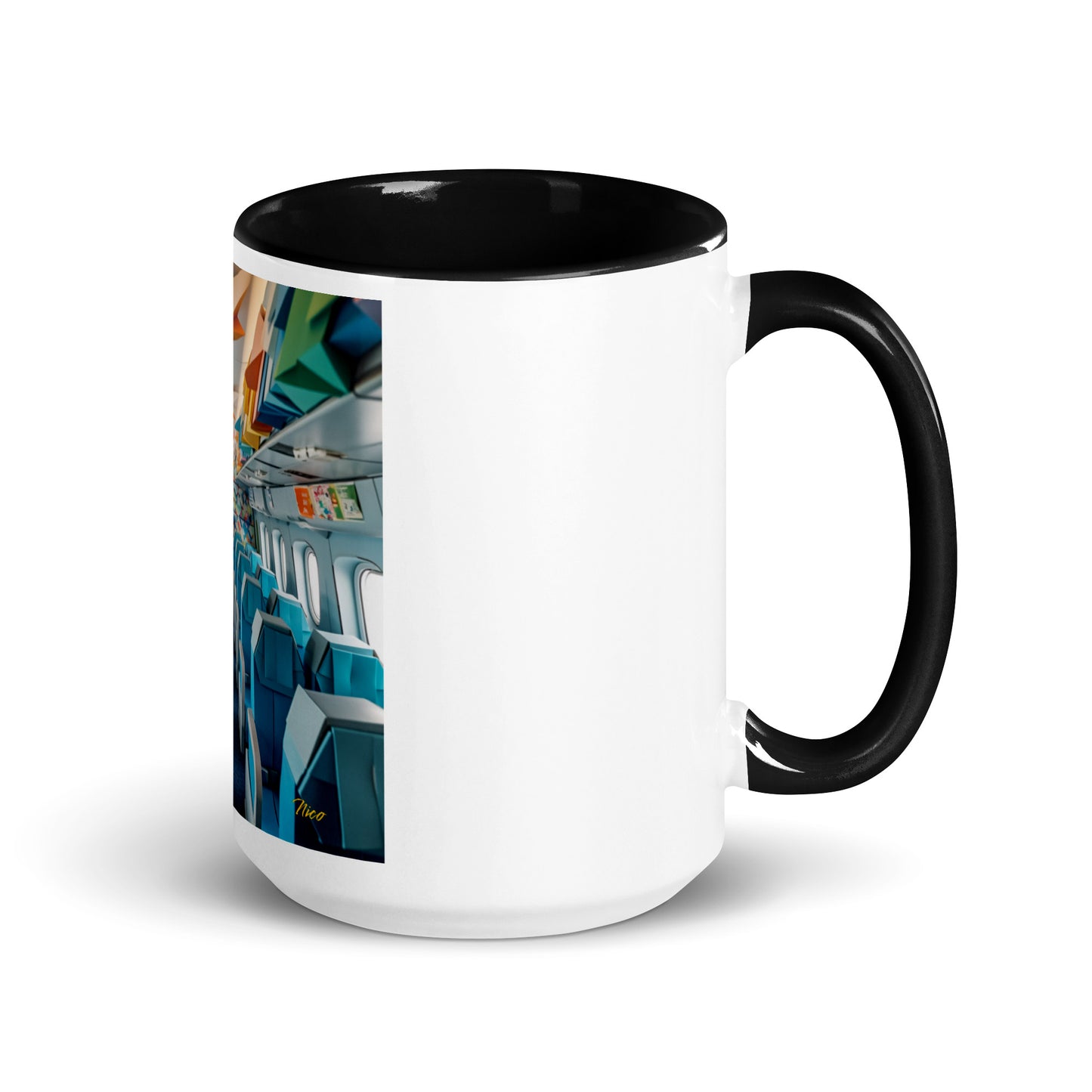 Frequent Flyer Miles Series Print #6 Mug with Color Inside