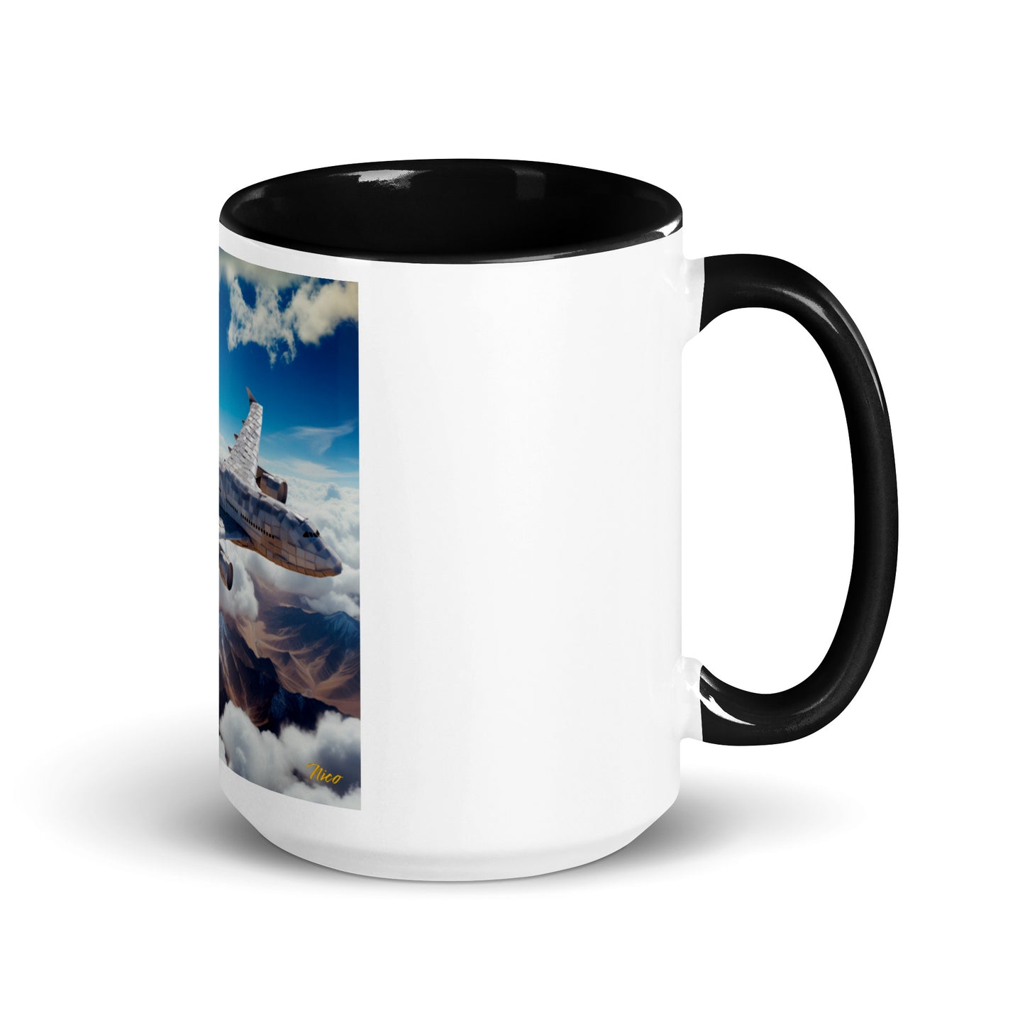 Frequent Flyer Miles Series Print #9 Mug with Color Inside