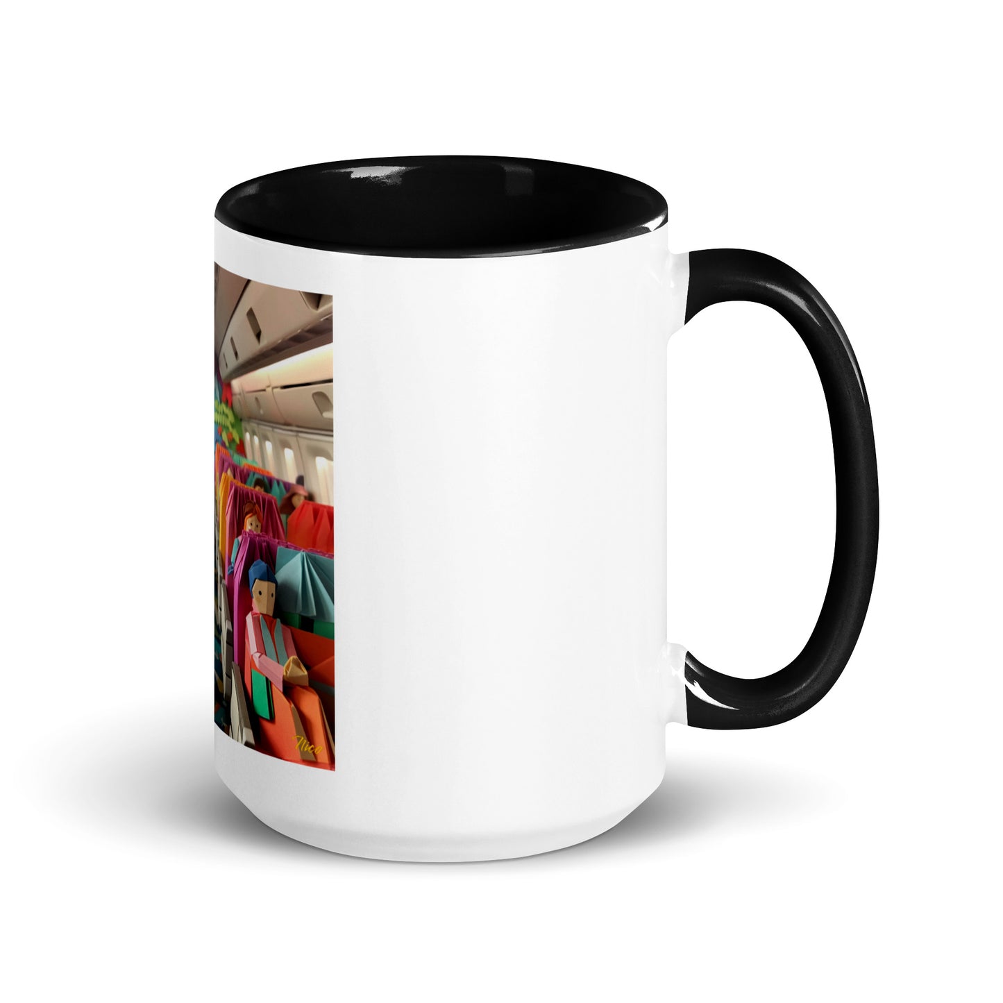 Frequent Flyer Miles Series Print #2 Mug with Color Inside