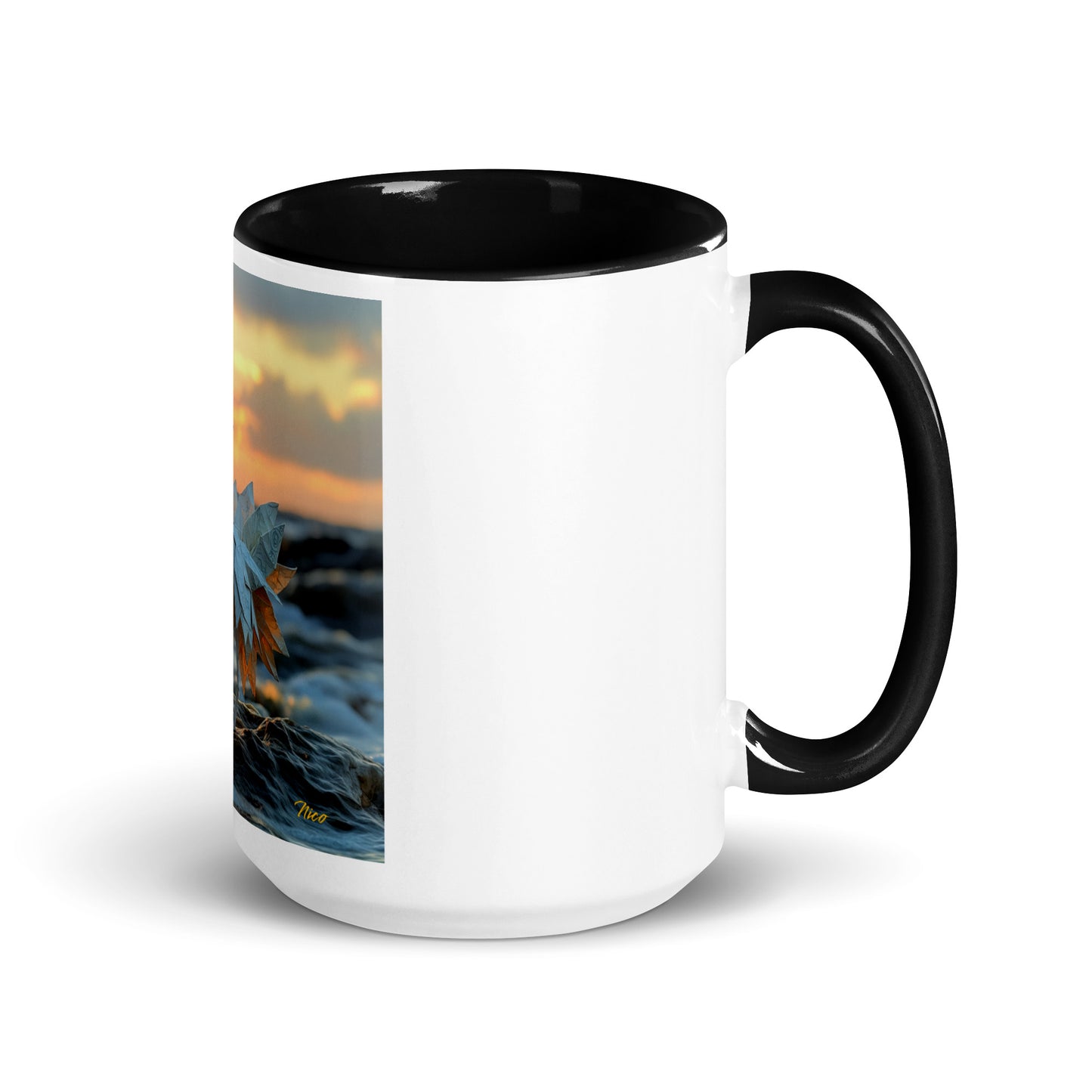 By The Seaside Series Print #1 - Mug with Color Inside