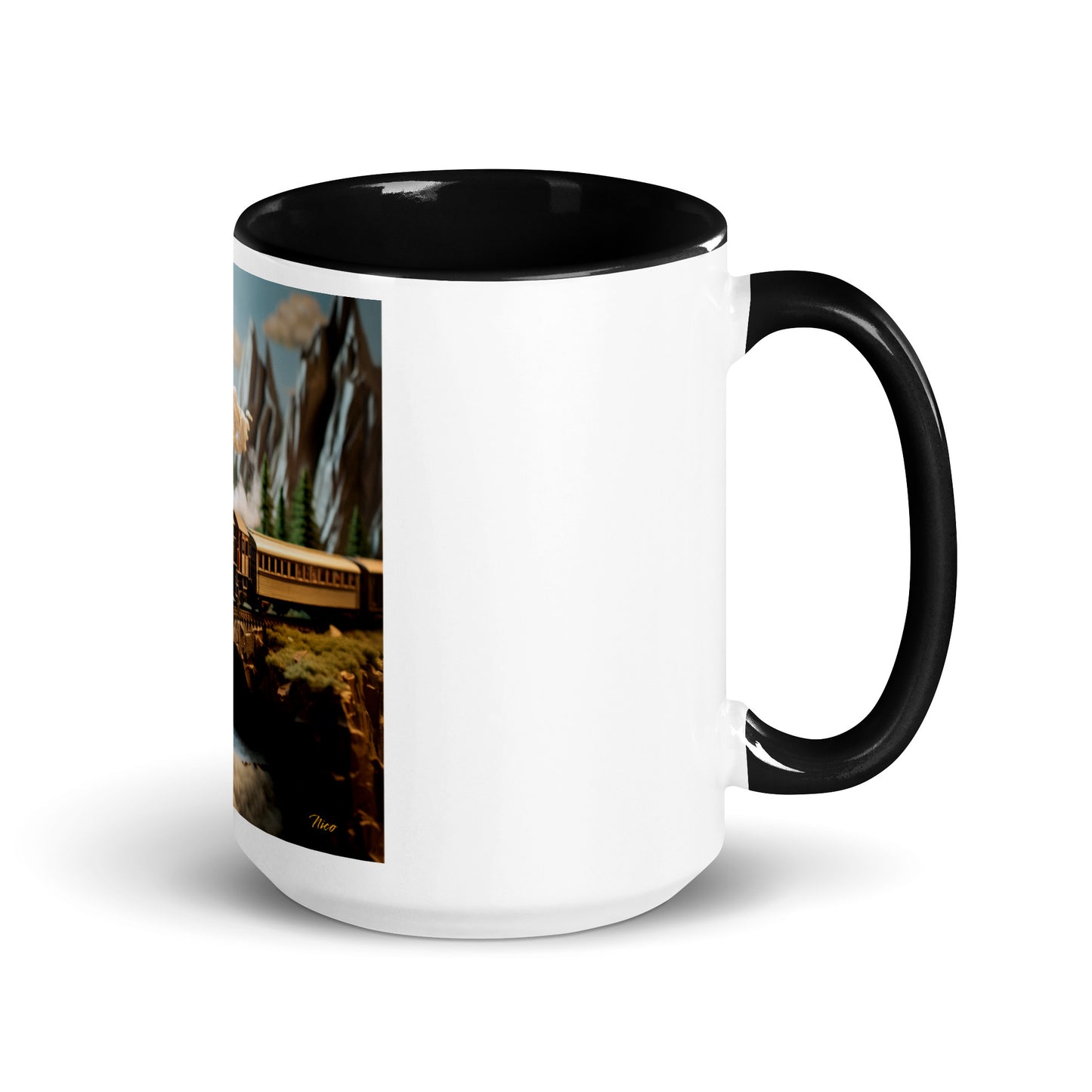 Orient Express Series Print #5 - Mug with Color Inside