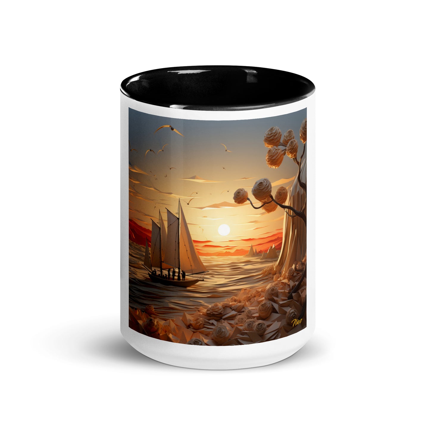 Into The Sunset Series Print #10 - Mug with Color Inside