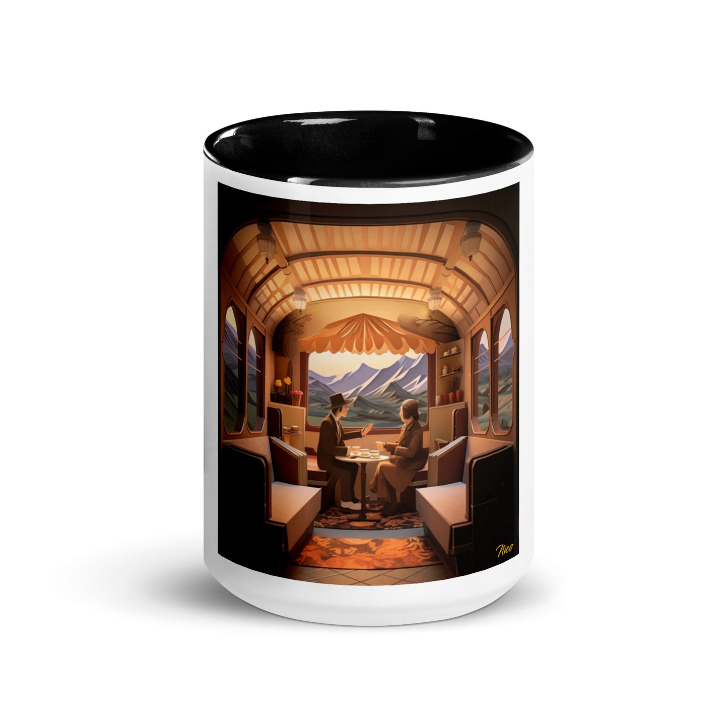 Orient Express Series Print #10 - Mug with Color Inside