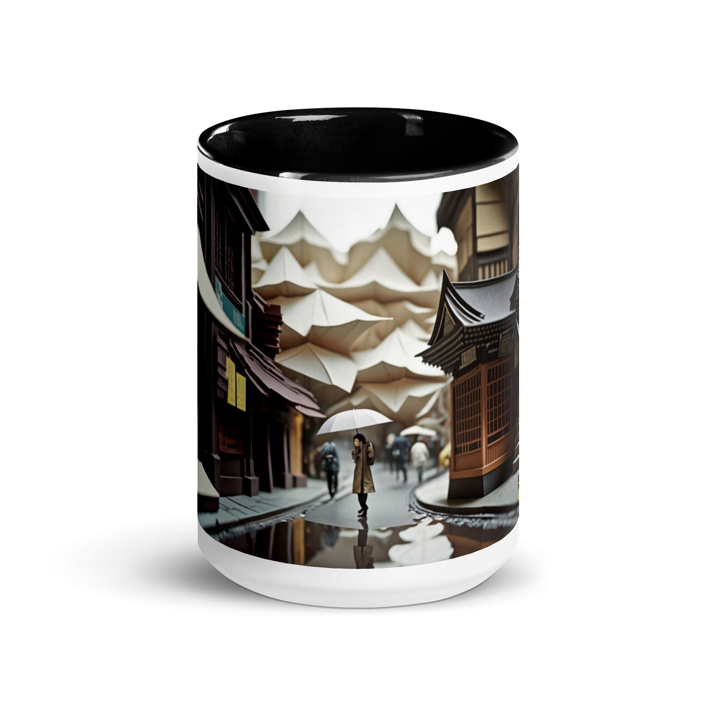 Rainy Days And Mondays Series Print #6 - Mug with Color Inside