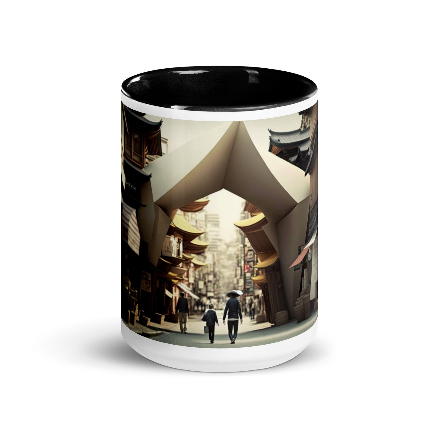 Via The Metropolis Series Print #8 - Mug with Color Inside