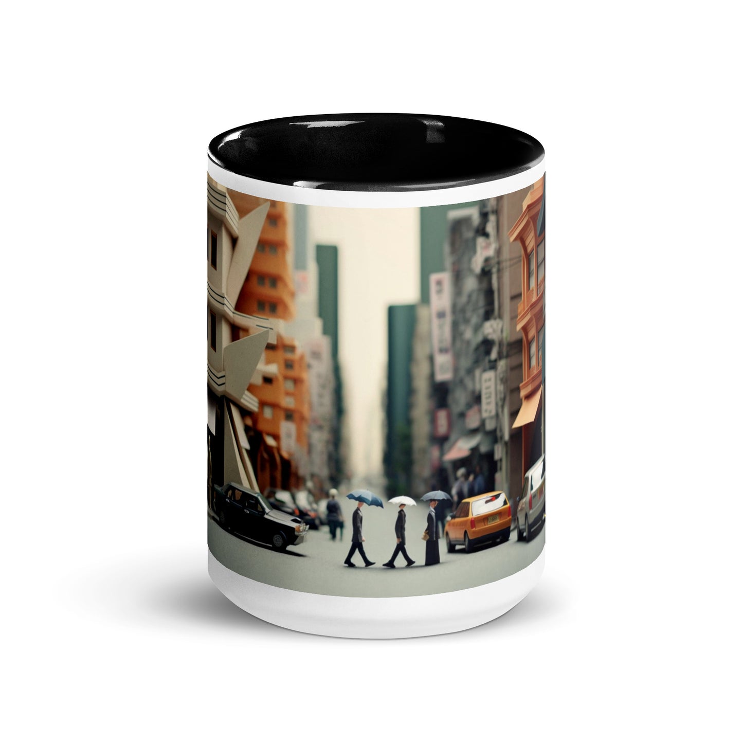 Via The Metropolis Series Print #7 - Mug with Color Inside