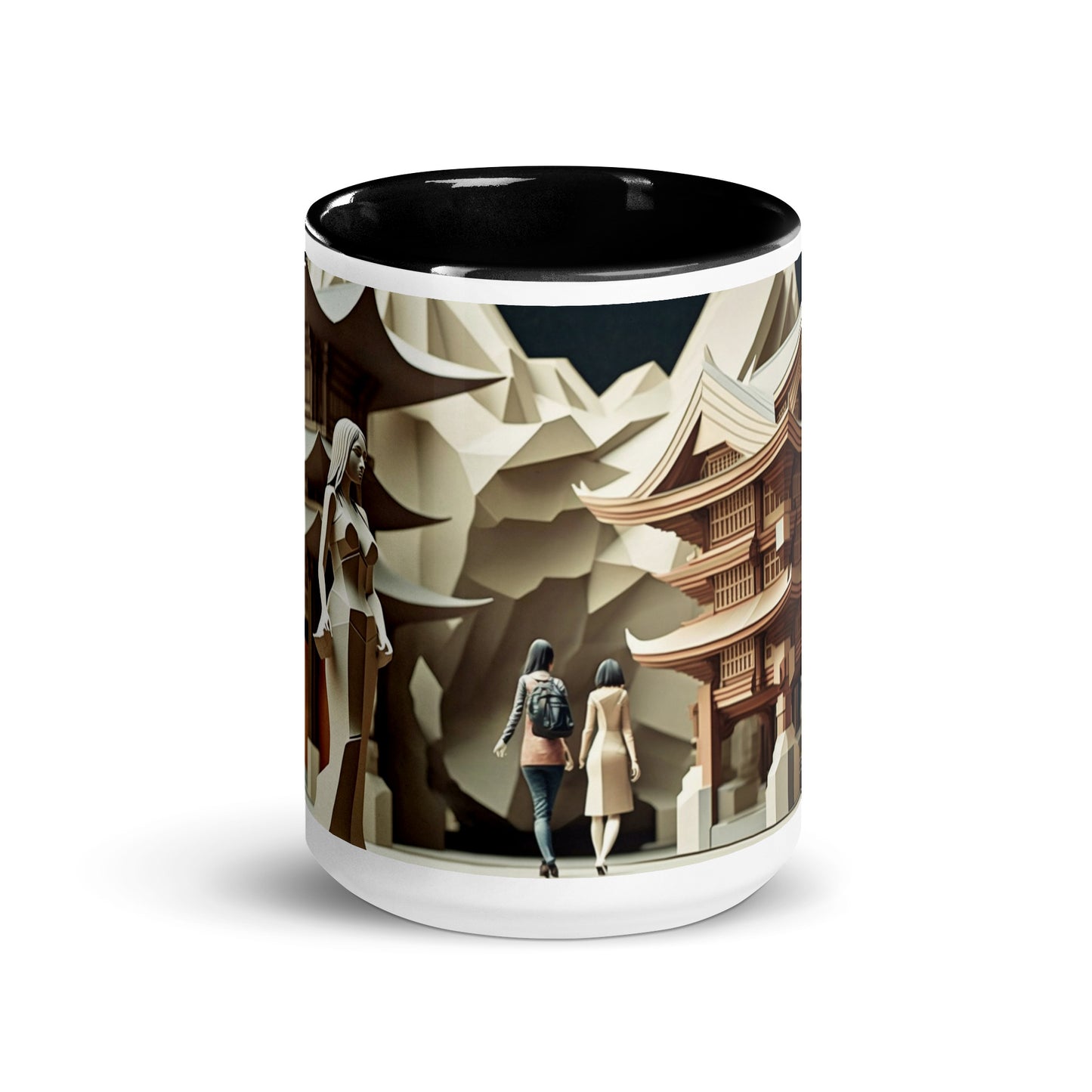 Via The Metropolis Series Print #2 - Mug with Color Inside