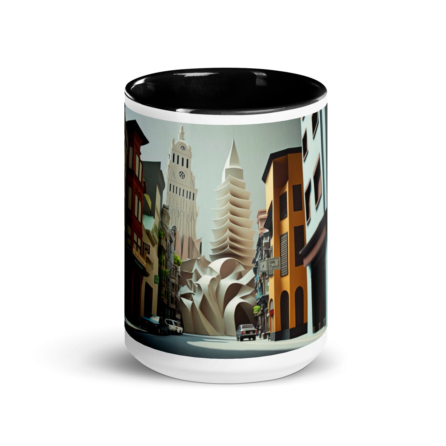 Via The Metropolis Series Print #1 - Mug with Color Inside