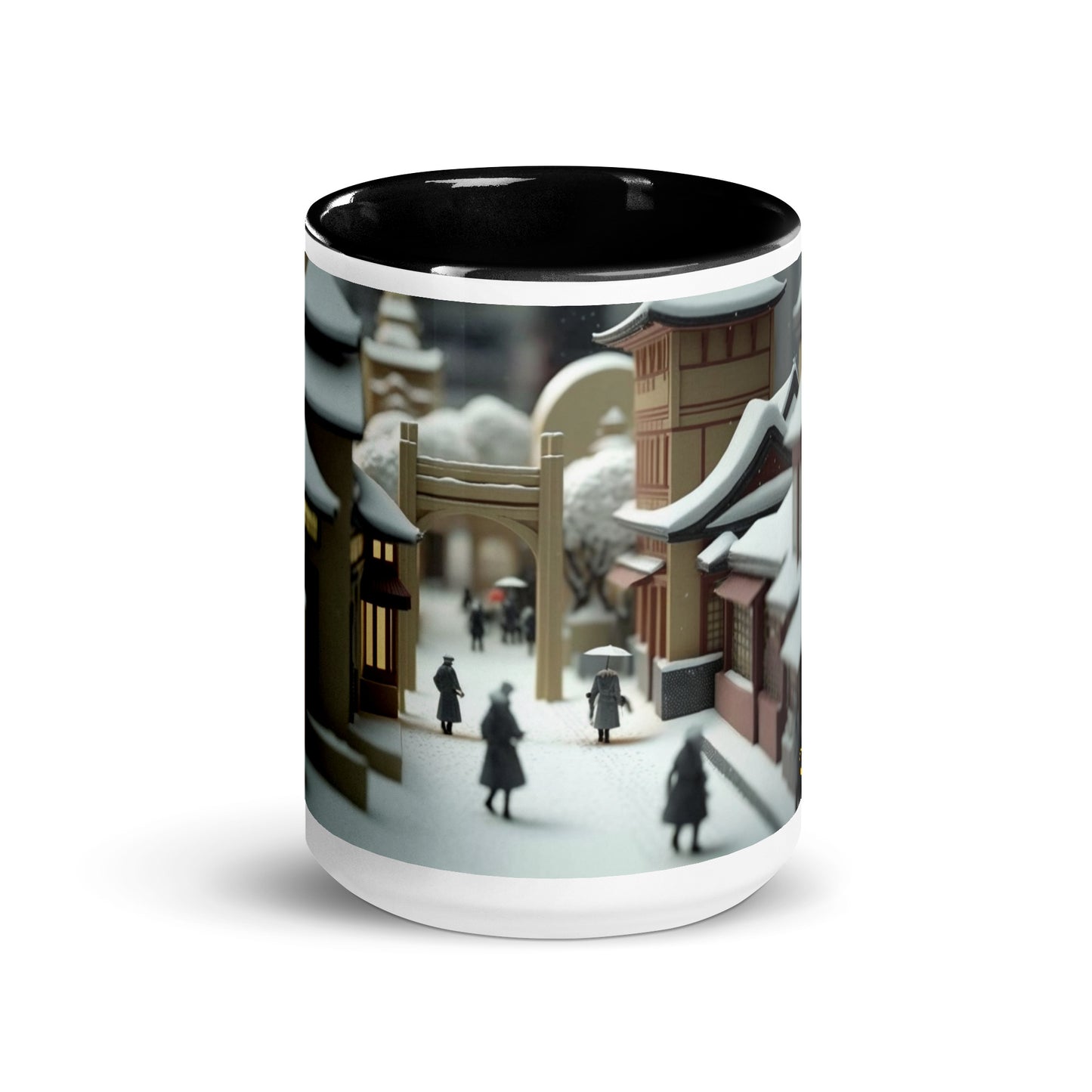 Asian Snow Series Print #9 - Mug with Color Inside