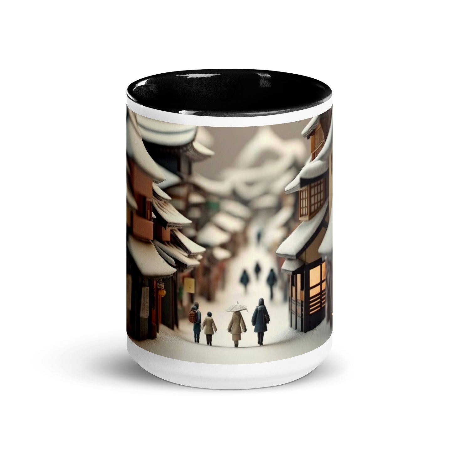 Asian Snow Series Print #6 - Mug with Color Inside