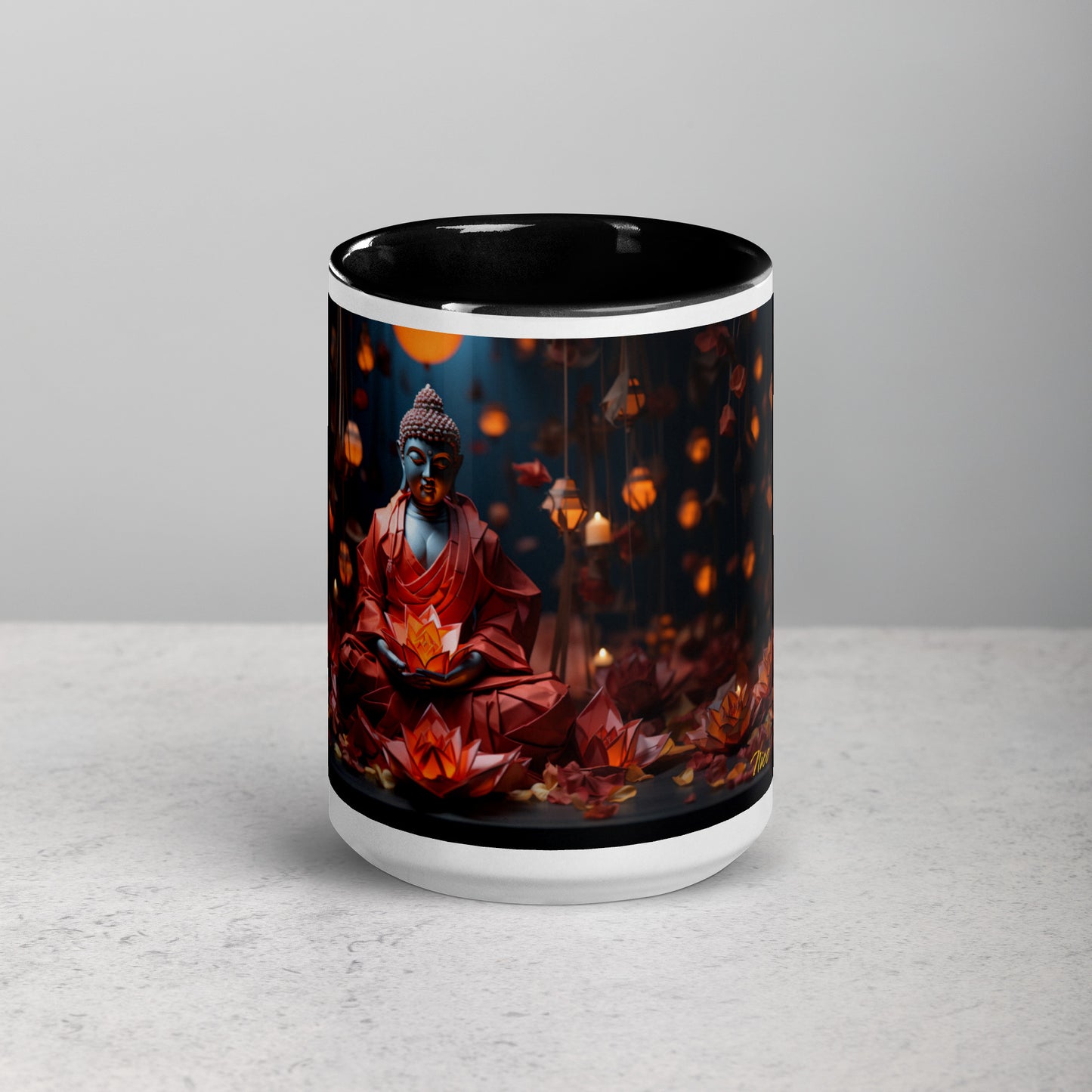 Ascending Buddha Series Print #2 - Mug with Color Inside