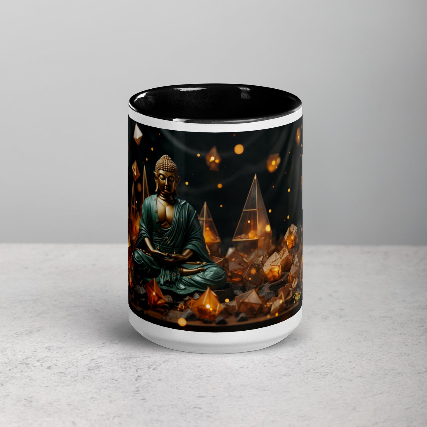 Ascending Buddha Series Print #4 - Mug with Color Inside