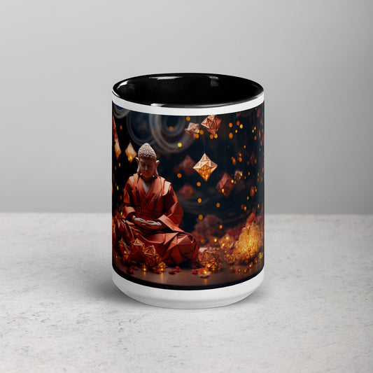 Ascending Buddha Series Print #7 - Mug with Color Inside