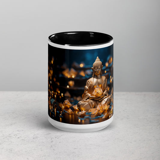 Ascending Buddha Series Print #9 - Mug with Color Inside