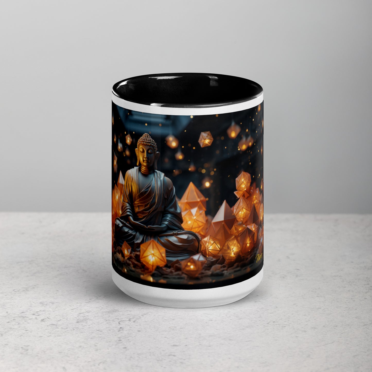 Ascending Buddha Series Print #10 - Mug with Color Inside