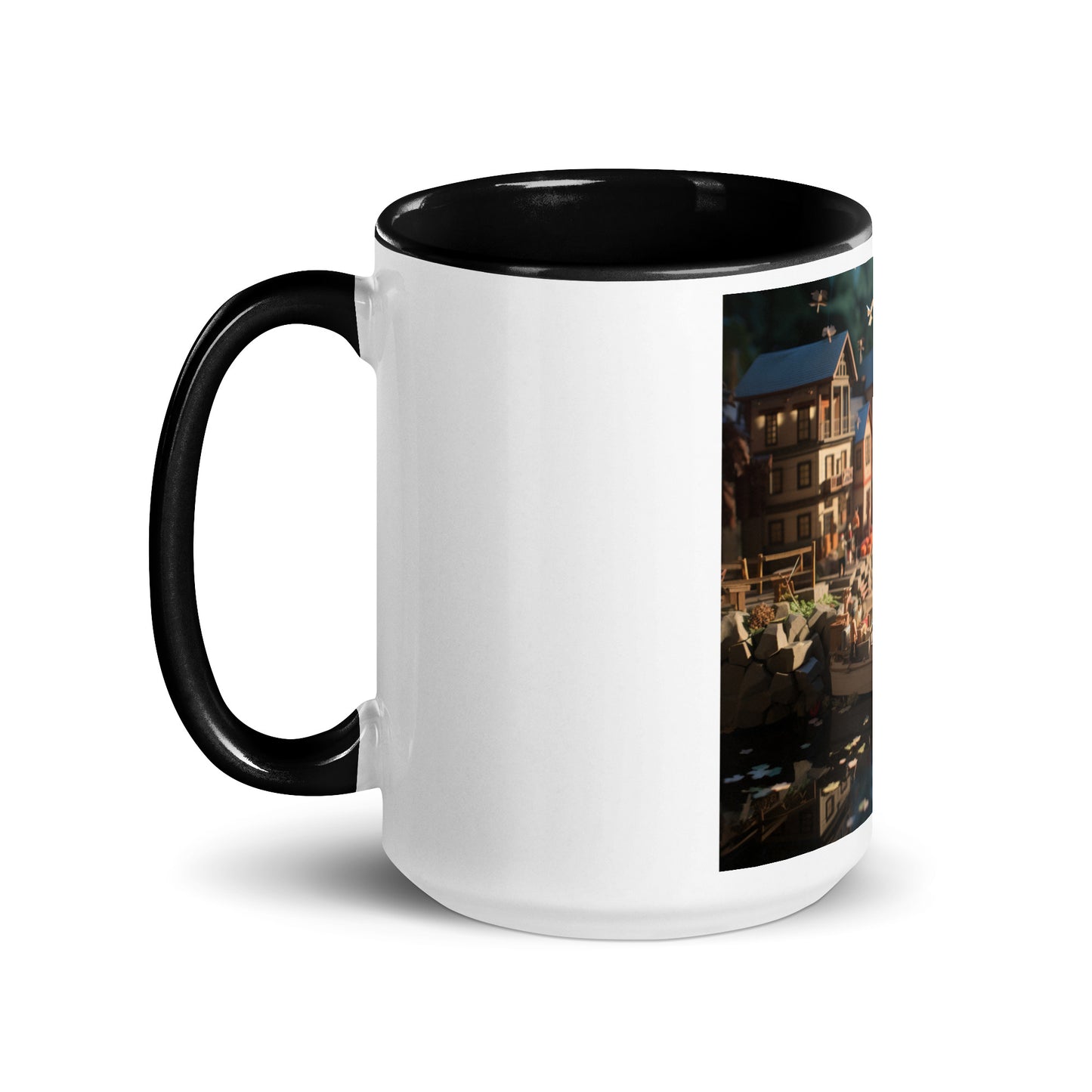 On The Docks By The Bay Series Print #7 - Mug with Color Inside