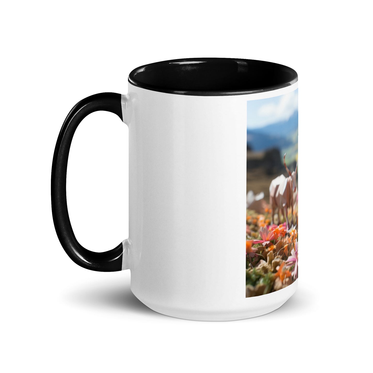 Meadow By The Farm Series Print #1 - Mug with Color Inside