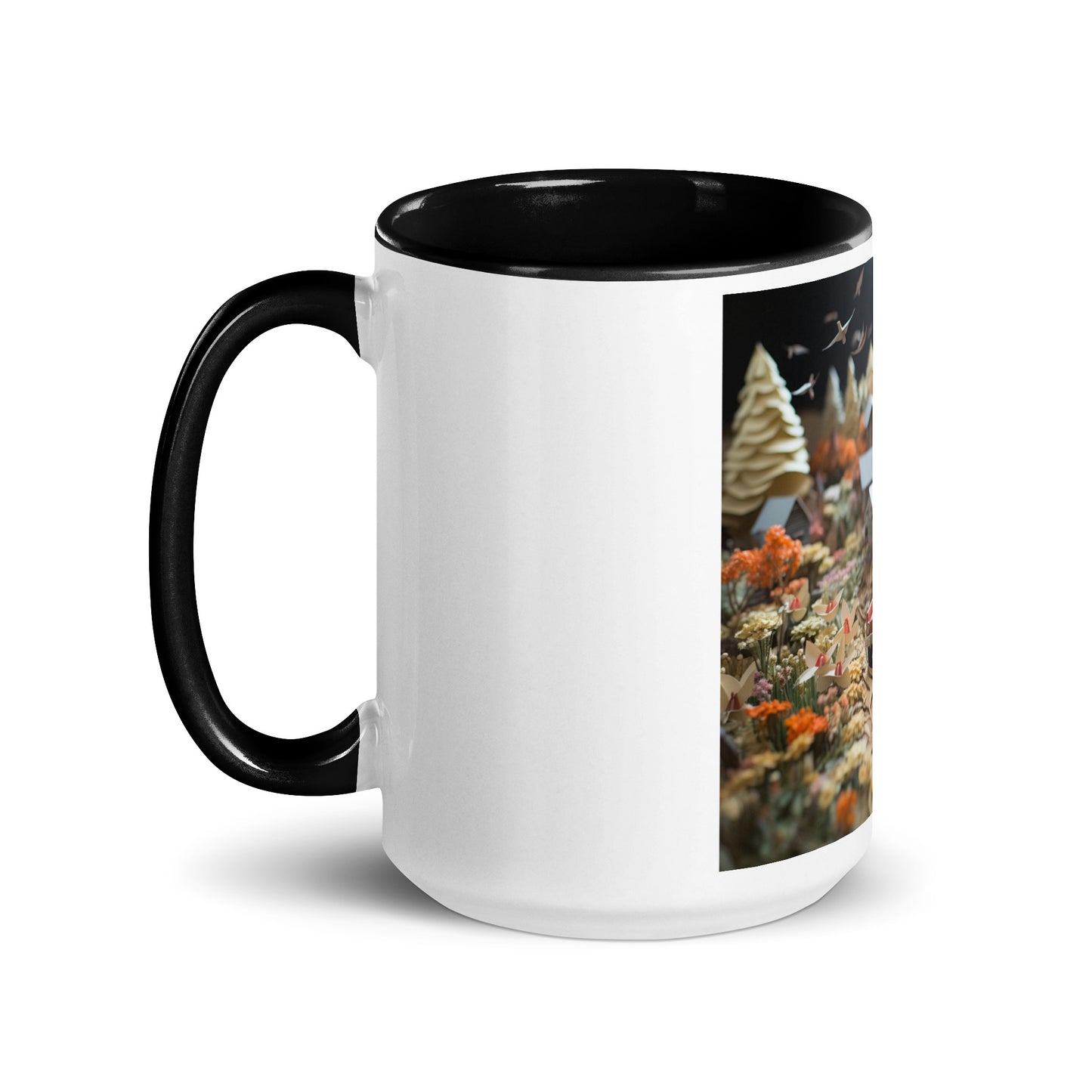 Meadow By The Farm Series Print #2 - Mug with Color Inside