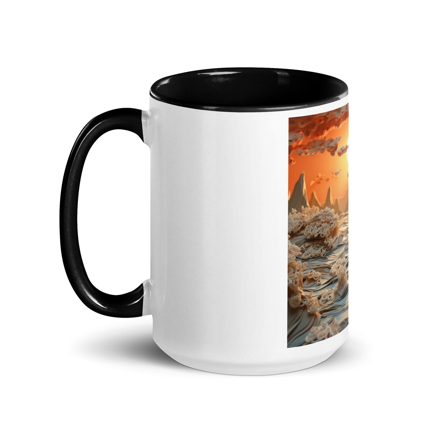 Into The Sunset Series Print #8 - Mug with Color Inside