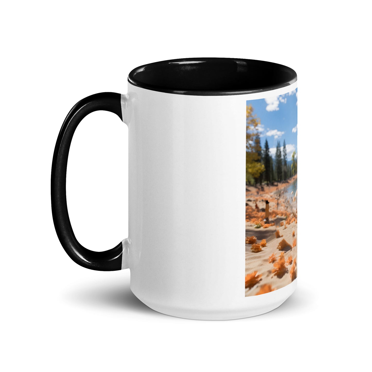 Atop The Mountain Lakeshore Series Print #8 - Mug with Color Inside