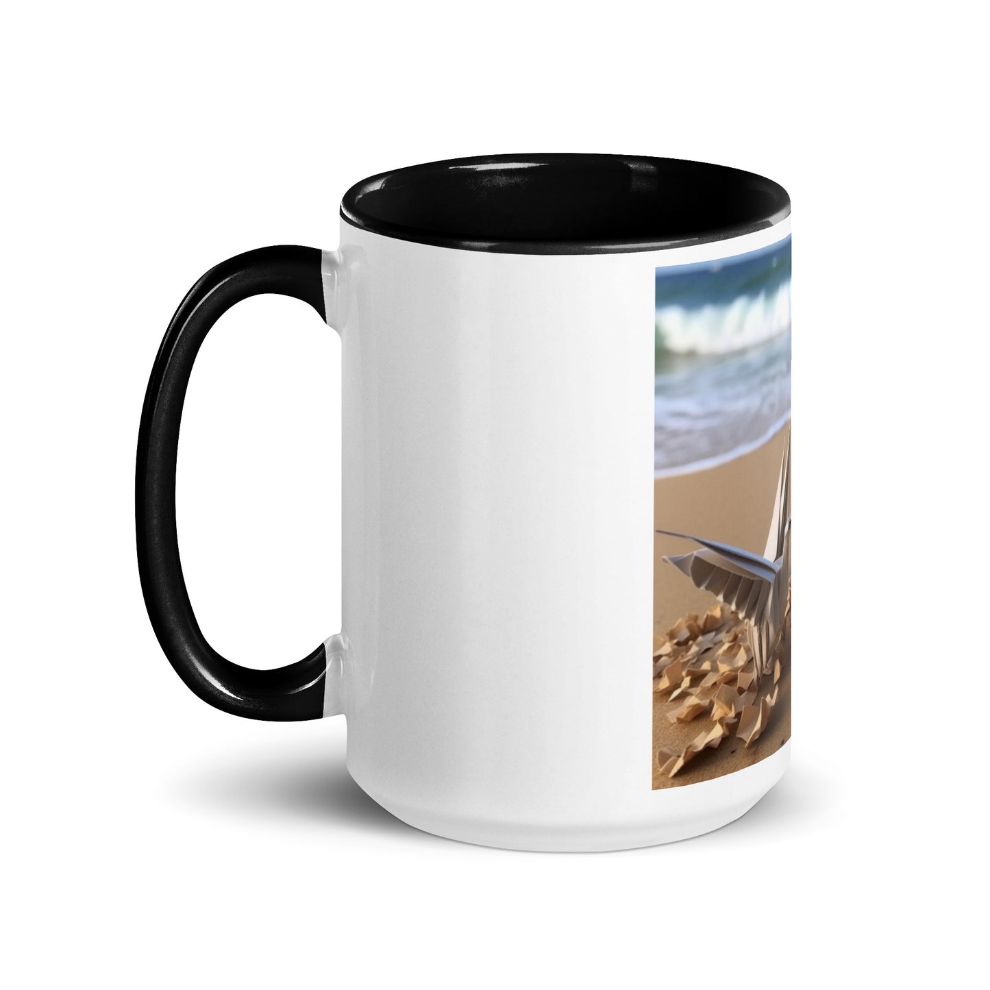 By The Seaside Series Print #1 - Mug with Color Inside