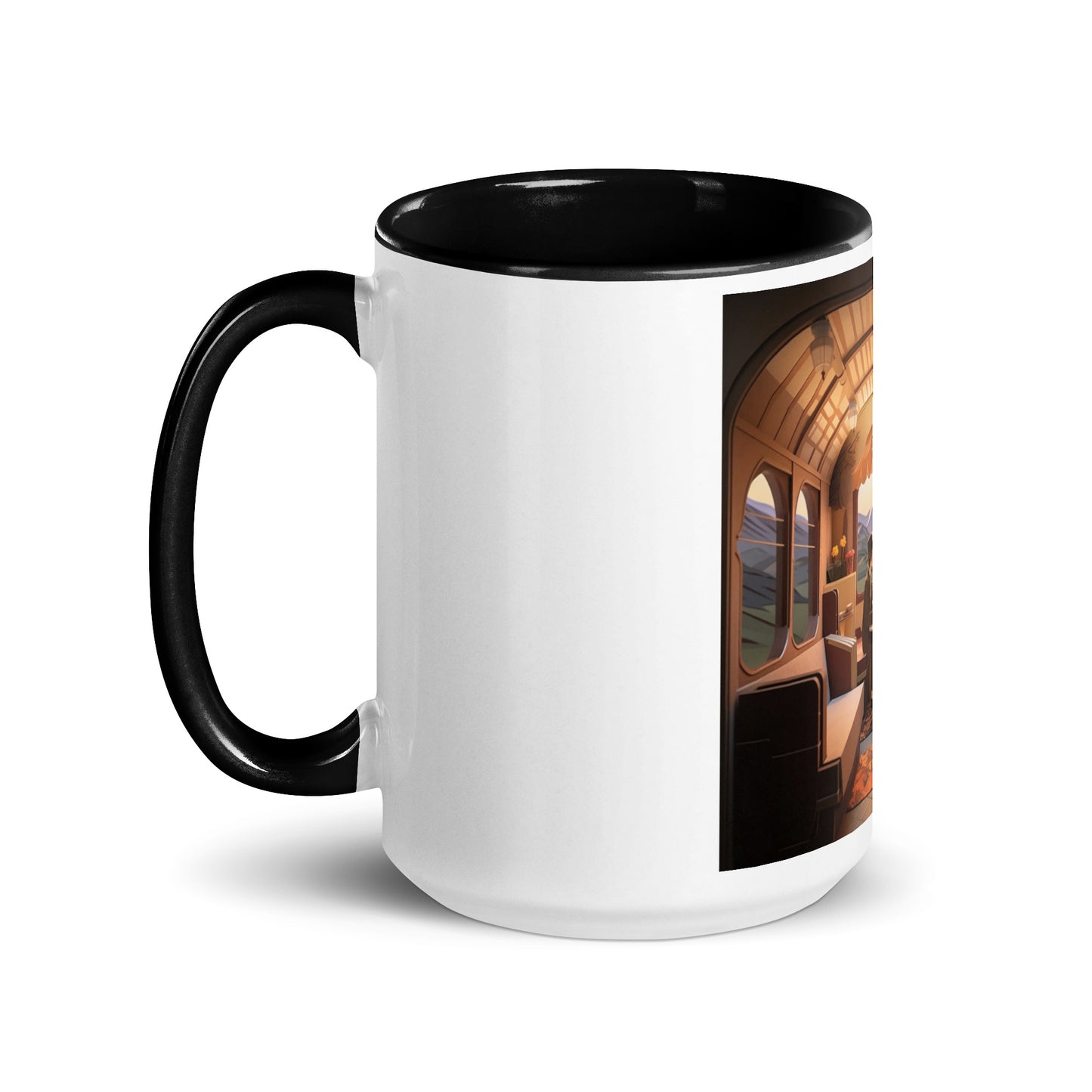 Orient Express Series Print #10 - Mug with Color Inside