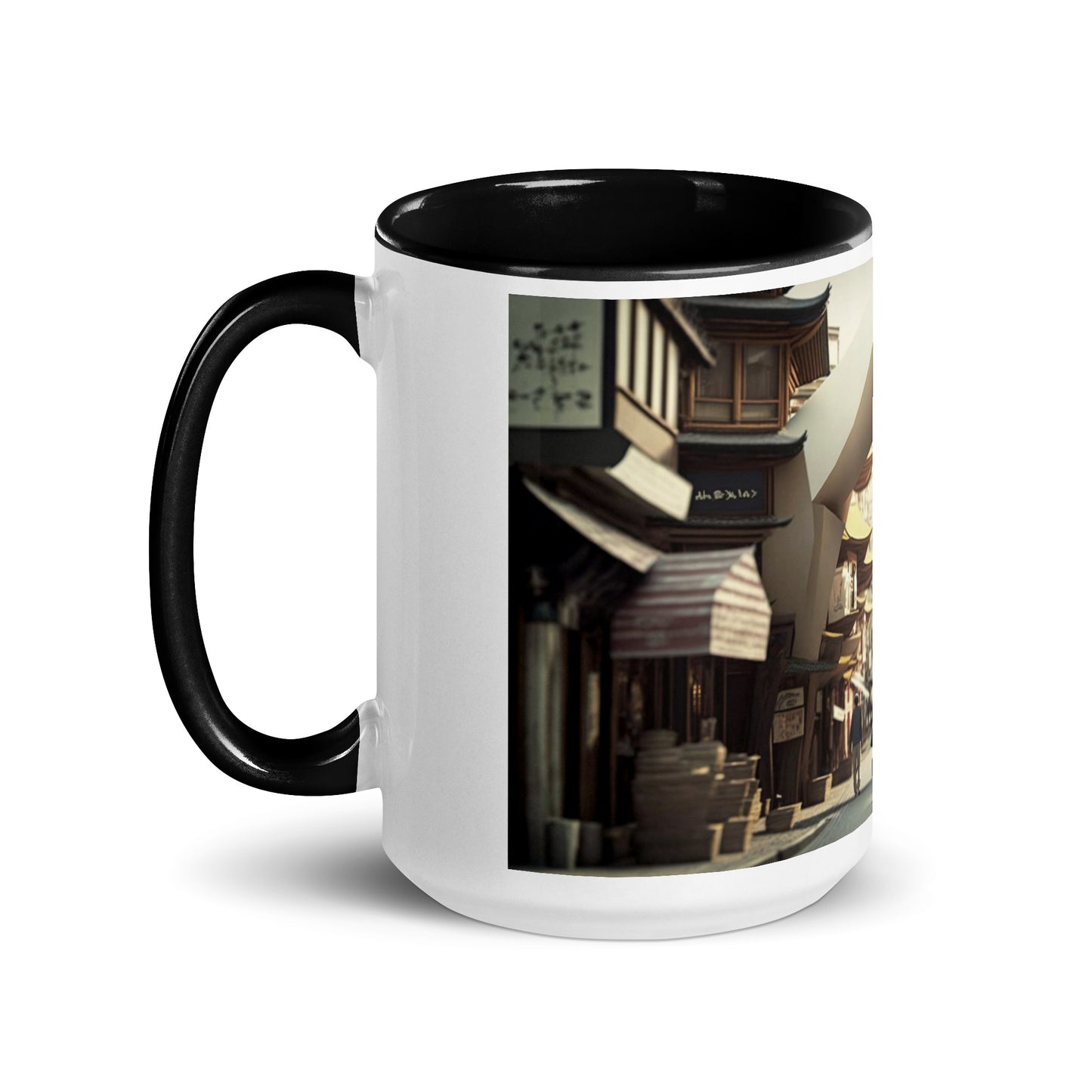 Via The Metropolis Series Print #8 - Mug with Color Inside