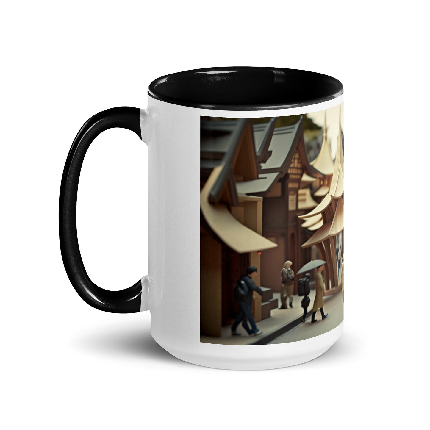 Via The Metropolis Series Print #4 - Mug with Color Inside