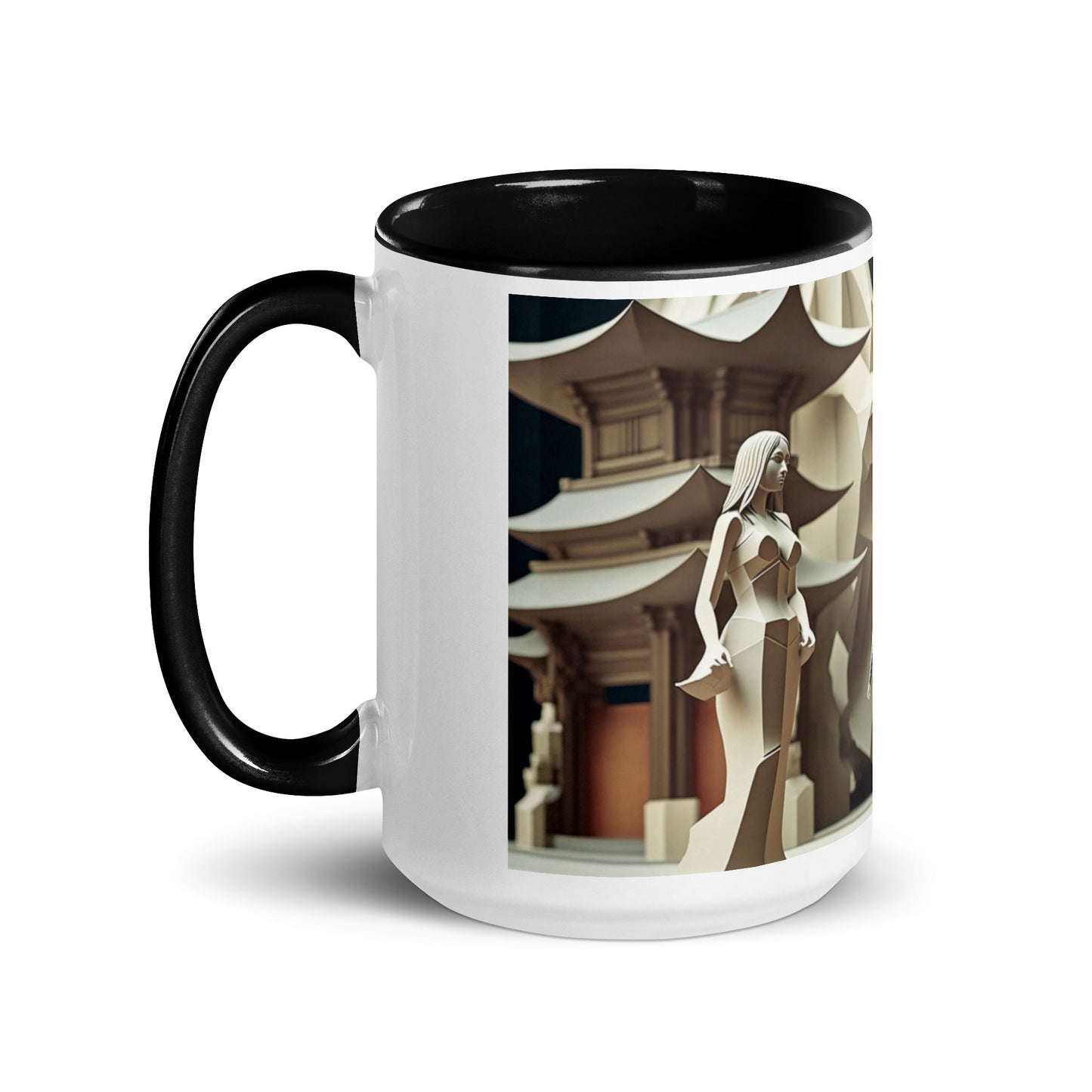 Via The Metropolis Series Print #2 - Mug with Color Inside