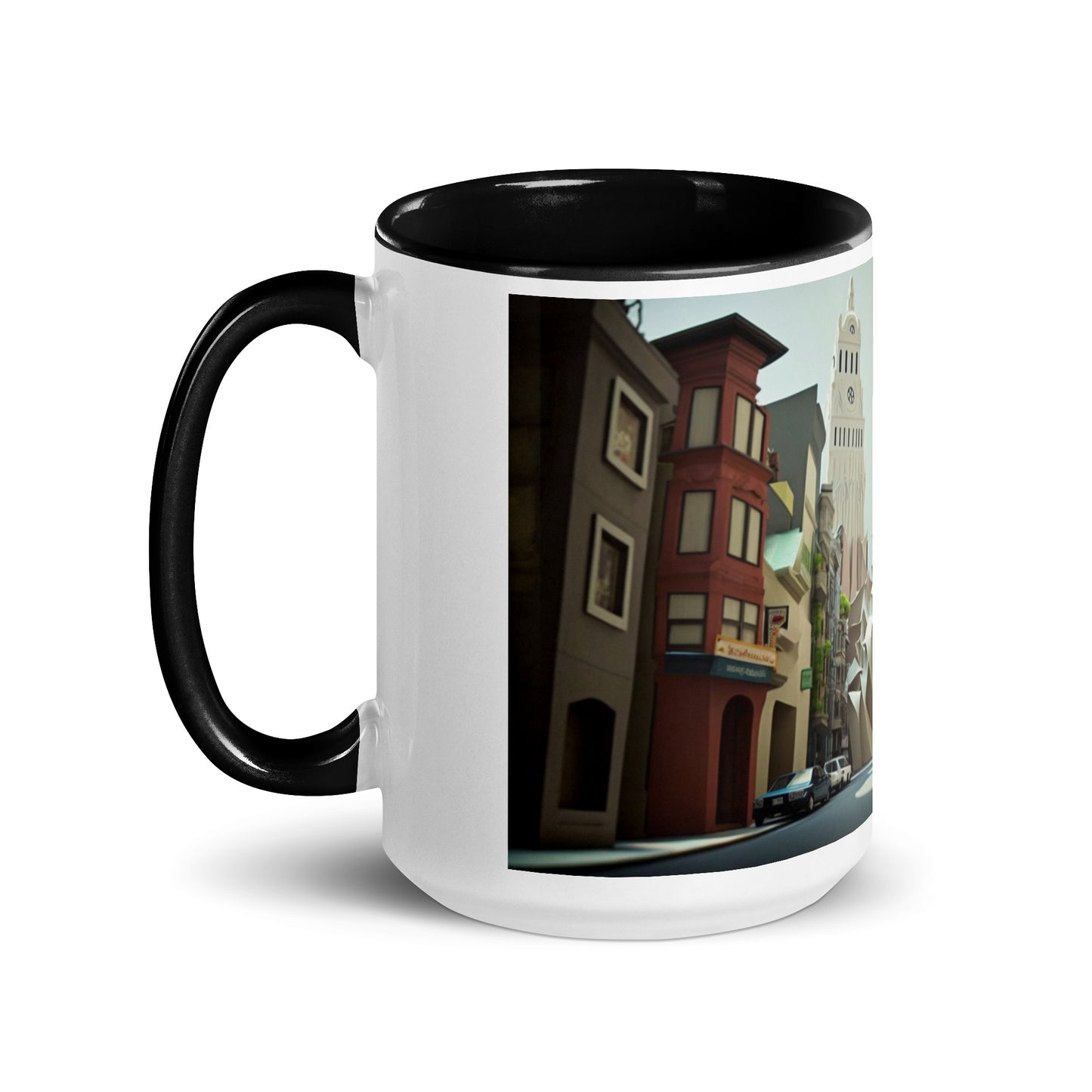 Via The Metropolis Series Print #1 - Mug with Color Inside